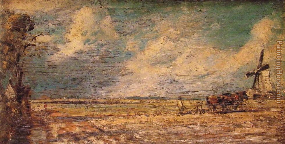 John Constable Spring Ploughing